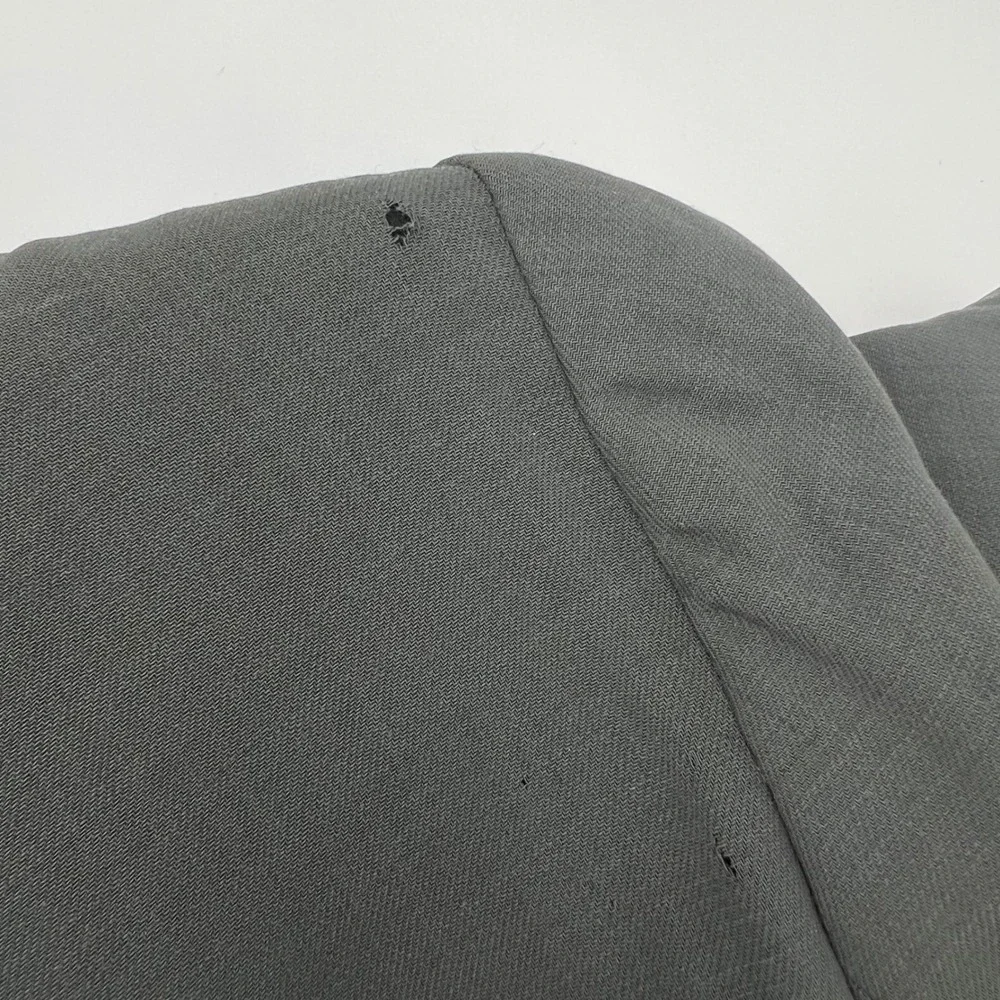 Vintage Giorgio Armani Le Collezioni Women Grey Wool Blazer Made in Italy M 8-10 - Picture 13 of 13